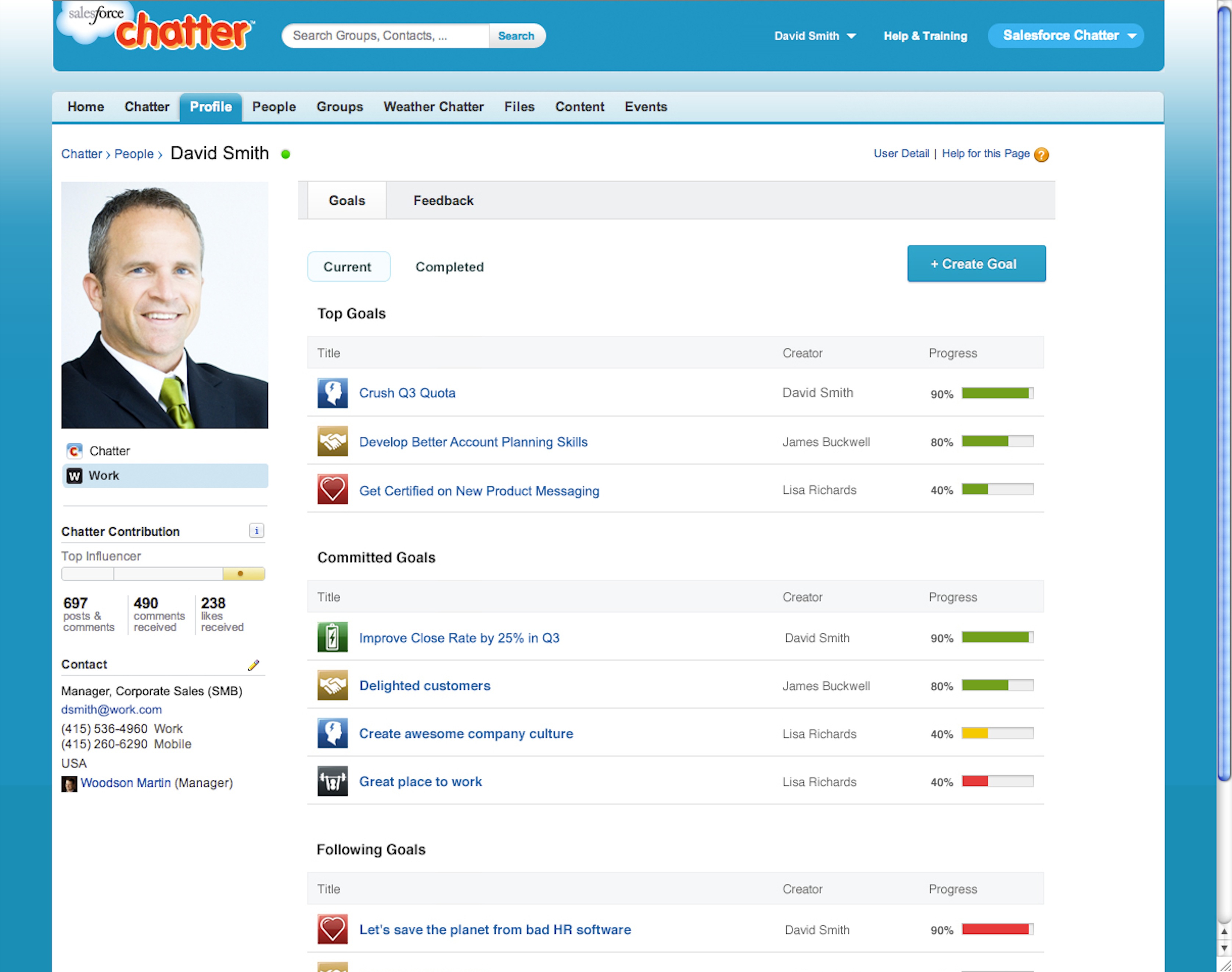 Salesforce Sales Cloud Software Screenshot 5