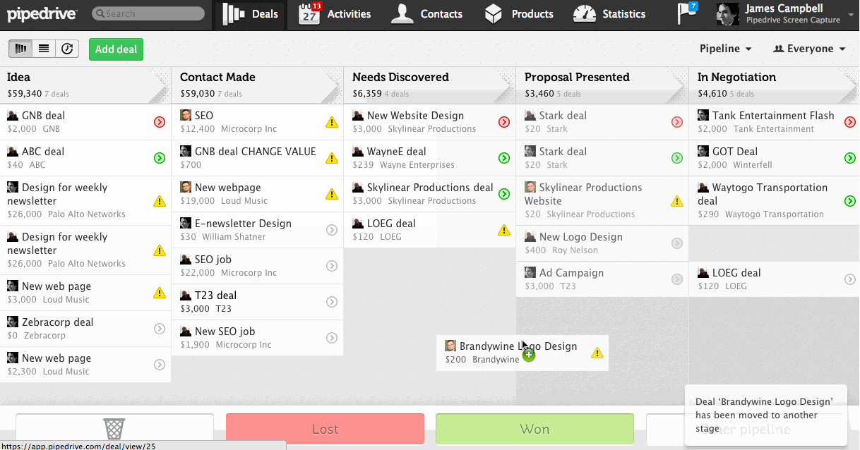 Pipedrive Software Screenshot 4