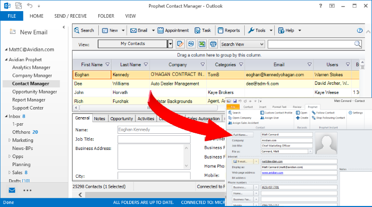 Prophet Crm  Software Screenshot 4