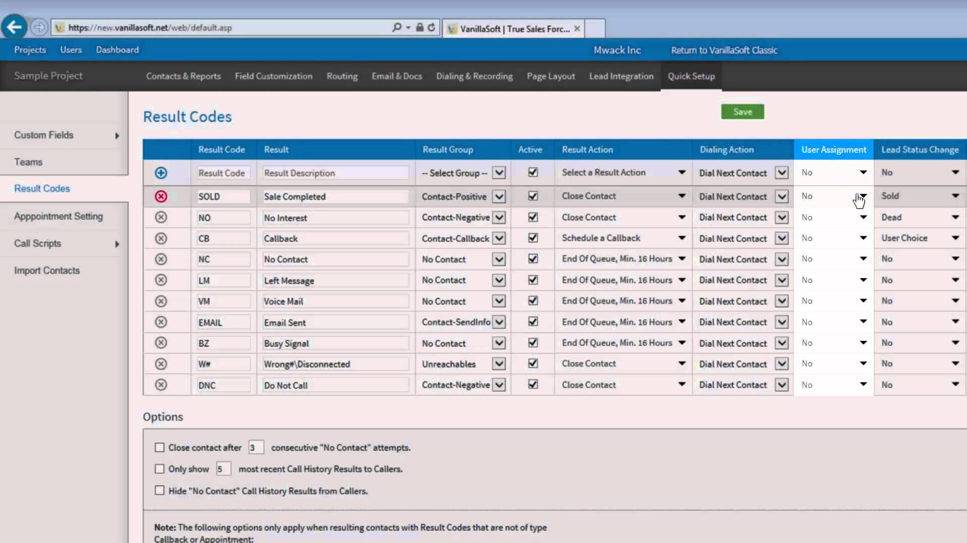 Vanillasoft Pro Software Screenshot 3