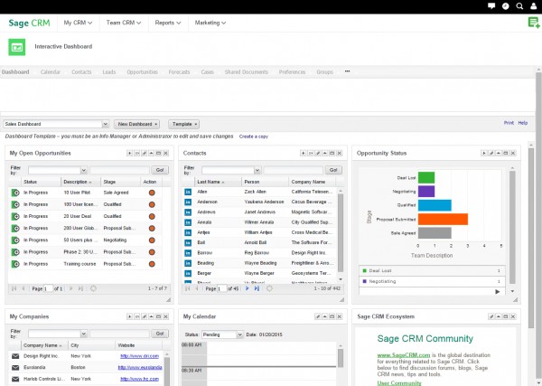 Sage CRM Software Screenshot 6