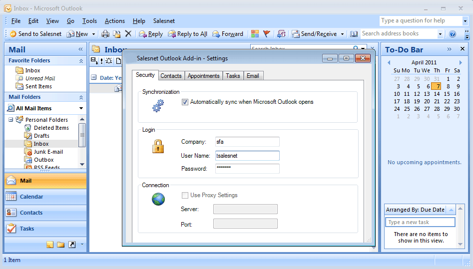 SalesNet CRM Software Screenshot 5