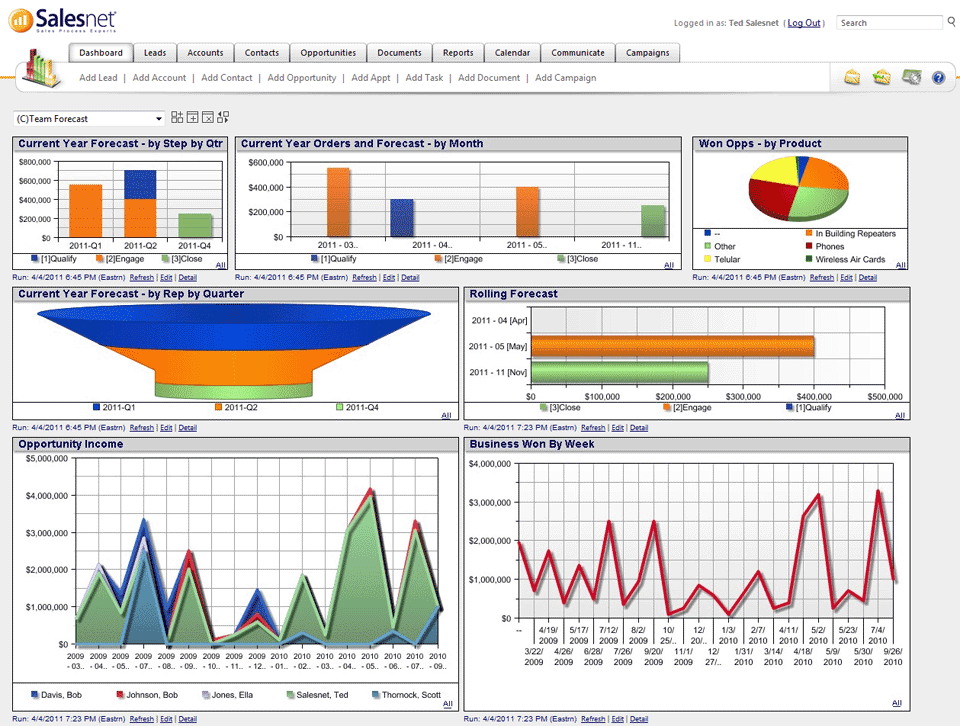 SalesNet CRM Software Screenshot 6