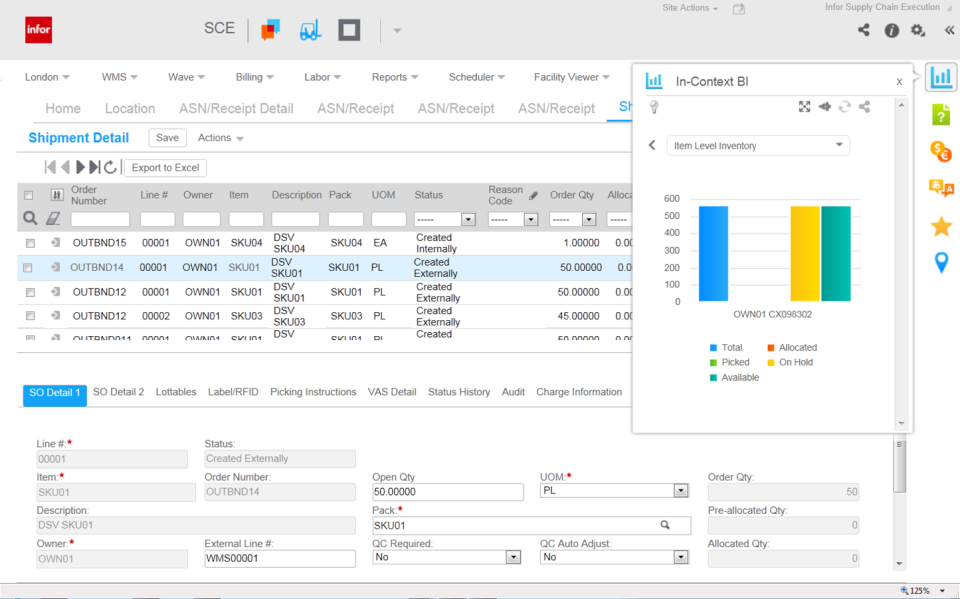 Infor CRM Software Screenshot 4