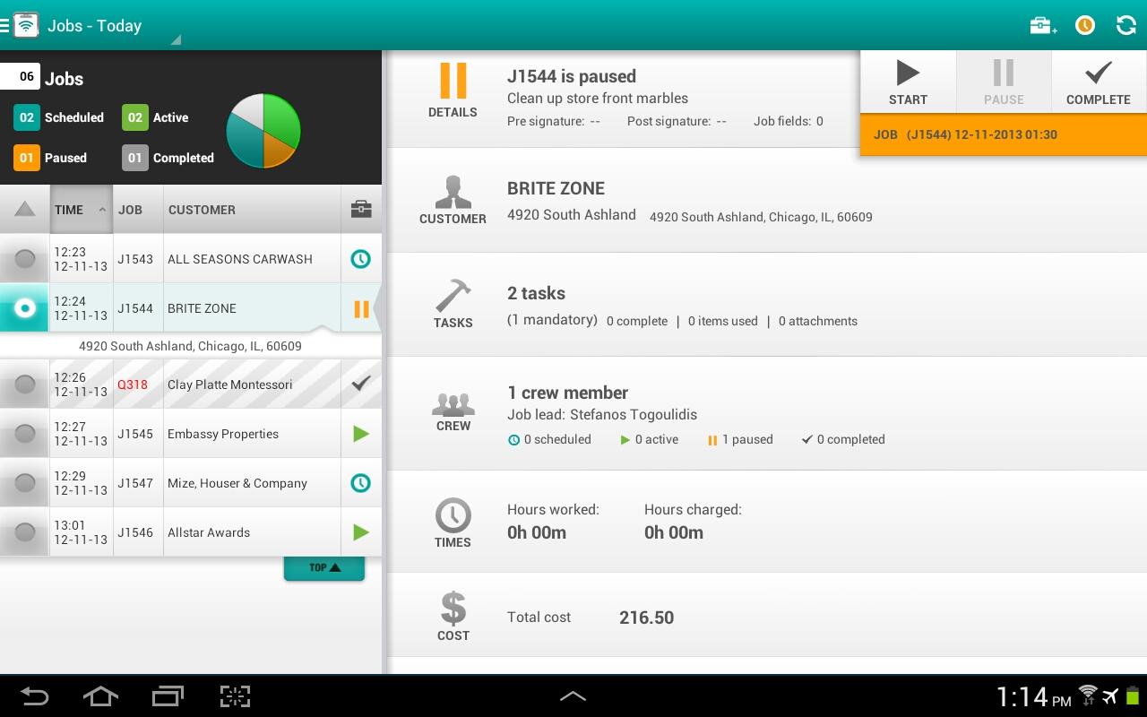 FieldAware Software Screenshot 2